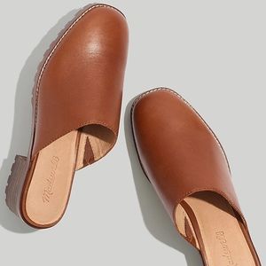 New! Madewell mindy lugsole mules brown size 7.5